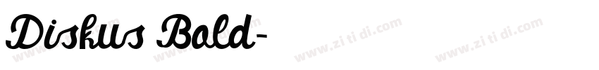 Diskus Bold字体转换 Diskus Bold字体转换